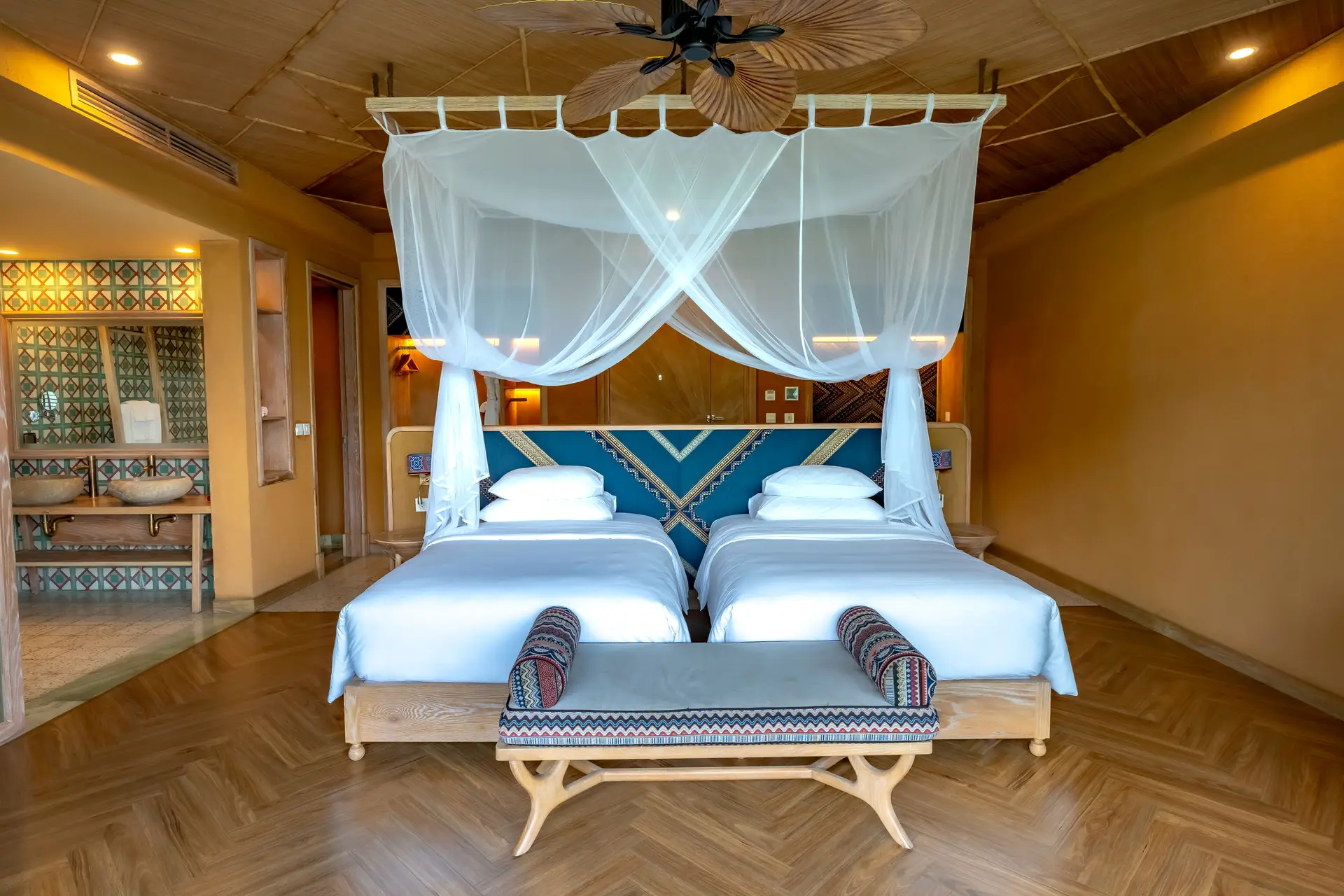 Luxury Suite Master Bedroom with Canopy Bed